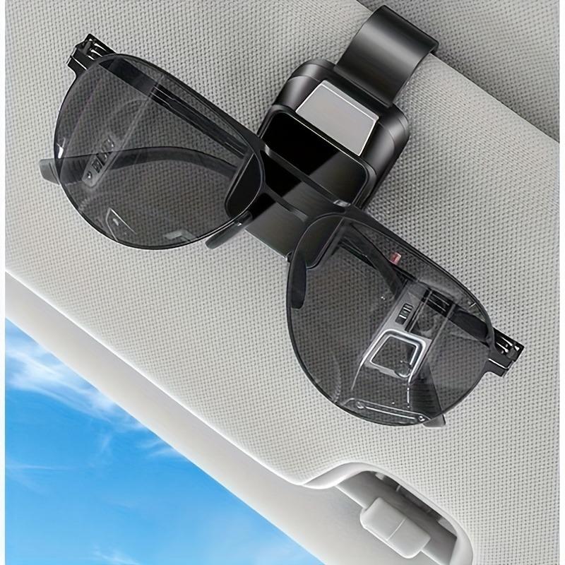 2pcs car glasses clip, multi-functional fashionable car glasses holder, visor storage bracket for cars interiors