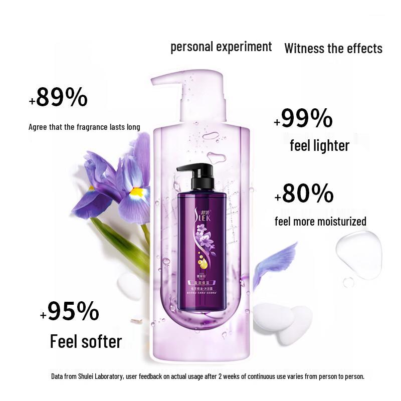 Slek Moisturizing Botanical Essential Oil Shower Gel
