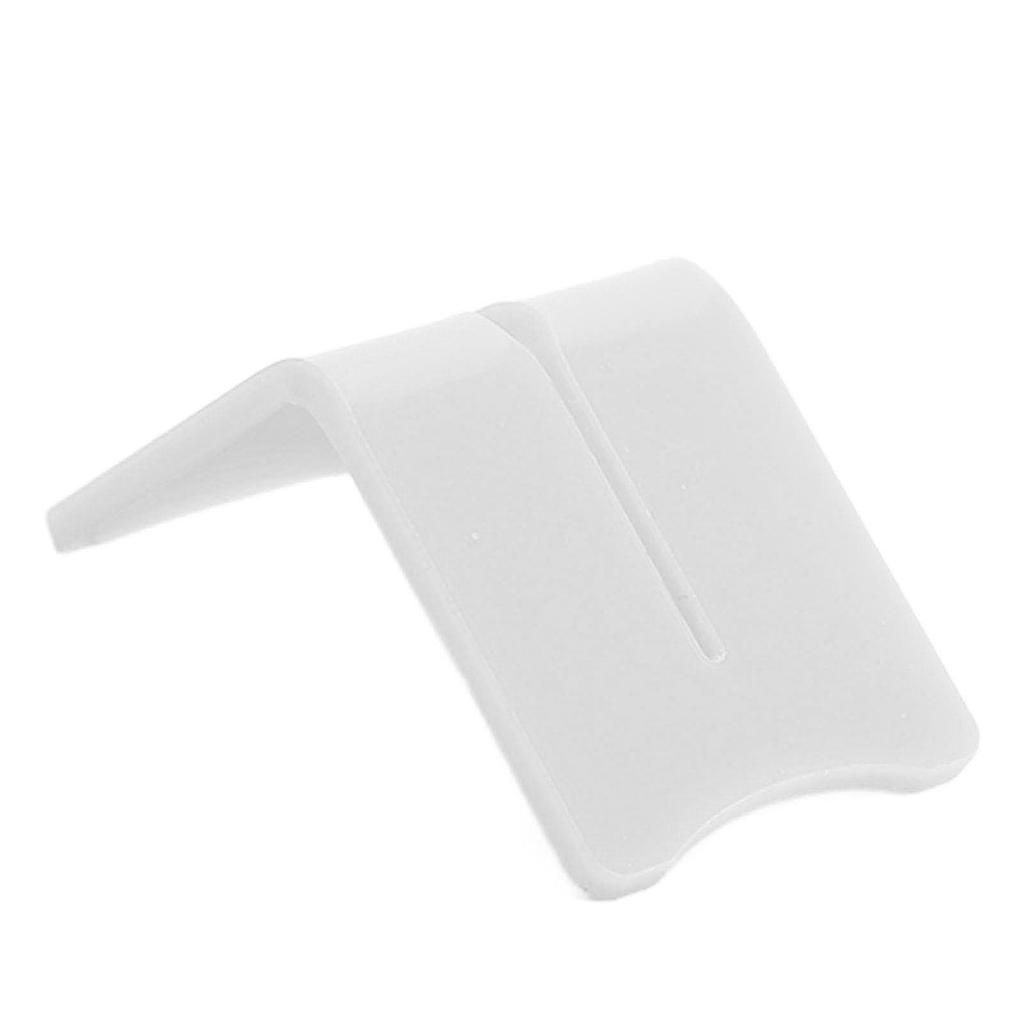 Photo Holder Acrylic V Shaped Desktop Picture Standing Holder for Fujifilm Photos White