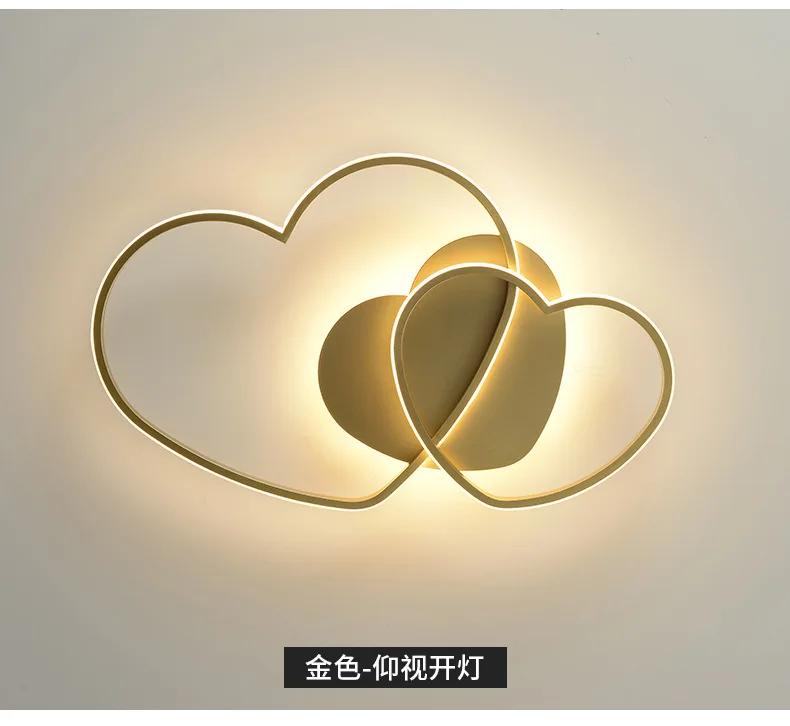 LED Cloud & Star Ceiling Lamp - Heart Shape Pink Design for Children's Room, Suitable for Girls' Bedroom & Study, Kid-friendly