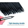 Anti-Static Curved Tip Plastic Tweezers, Multi-functional with Wide and Flat Tips for Industrial and Eyelash Use.