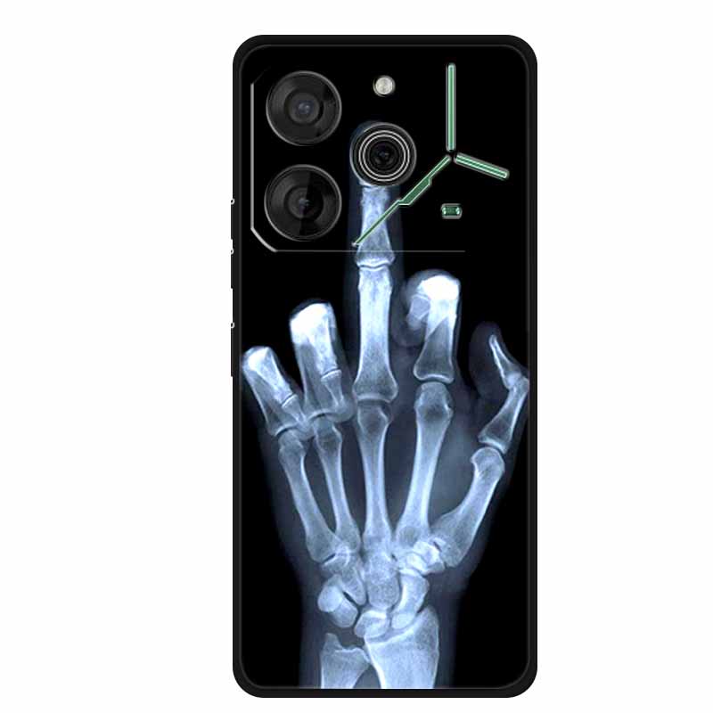 Für Tecno Pova 6 Neo Hülle Tiere TPU Weiches Silikon Rückabdeckung Handyhüllen für Tecno Pova 6Neo 6,78" Stoßfest Wolf Cool funda