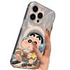 För Nytt för Apple Magnetiskt Telefonfodral Crayon Shin-chan Tecknad Söt Tjej Högkvalitativt Mönster 16promax