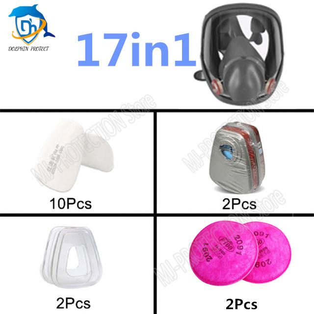 9 In 1 Spraying 6800  Masks  Same Spraying Safety Gas Masks Full Face Masks Masks