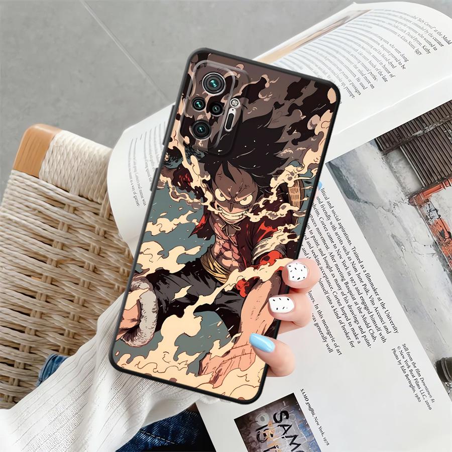 Cool Luffy Anime Case for Xiaomi Redmi Note 9s 10S 11 13 12 Pro Plus 10 9 8 Pro 11S 12S Funda Phone Cover