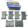 Motorcycle Front Rear Brake Pads for YAMAHA BT1100 Bulldog 2002-2008 XJR1300 2000 XJR1300 SP 2001 XJR 1300 BT 1100