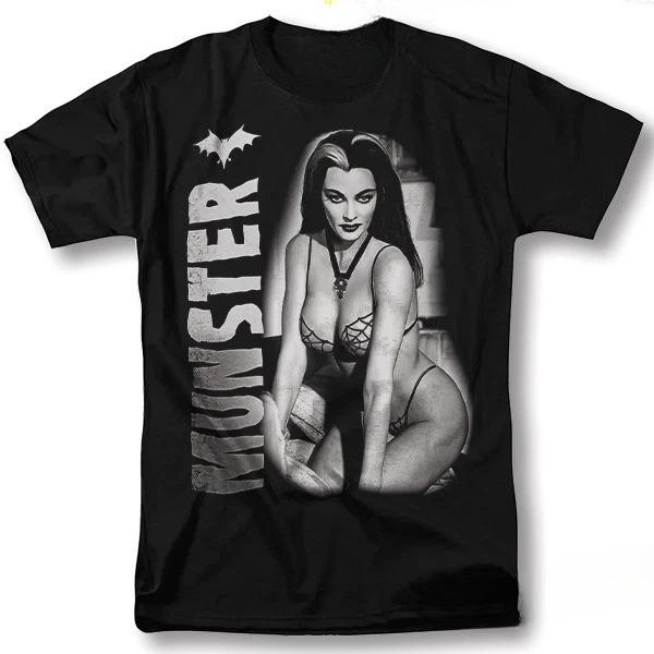 Lily Munster Shirt The Munsters Frankenstein Vintage Graphic Design TShirt S