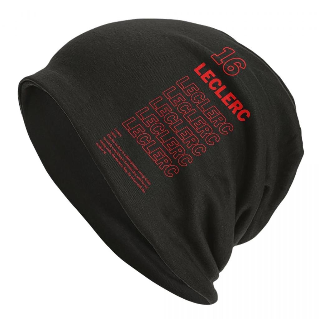 Charles Leclerc 16 Scuderia Unisex Women Adult Beanies Caps Knitted Bonnet Hat Warm Hip Hop Autumn Winter Outdoor Skullies Hats