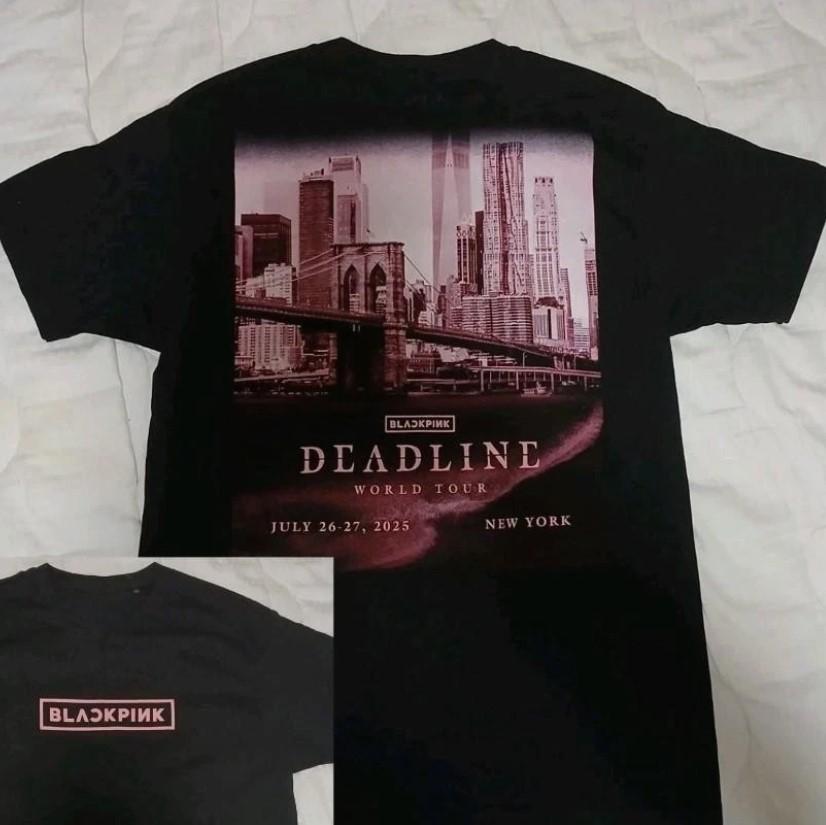 Reprint 2026 BLACKPINK DEADLINE World Tour NYC New York Unisex T-Shirt All Size S