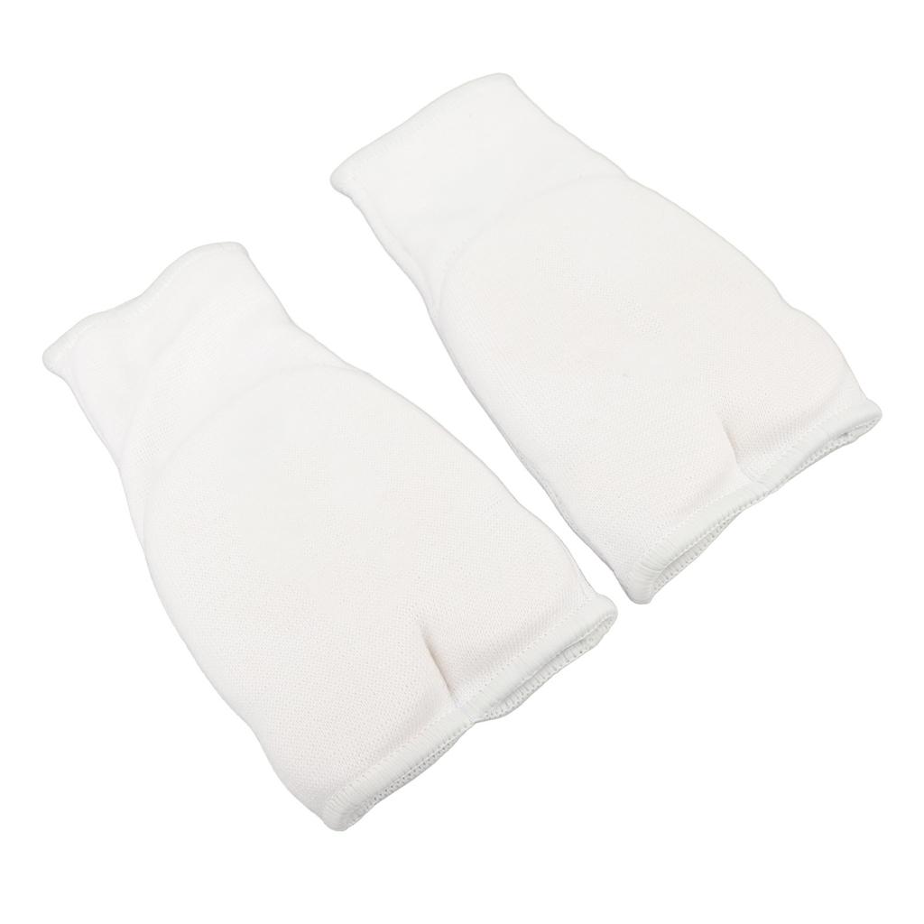 Boxing Hand Wraps Breathable Elastic Wearable Padded Kickboxing Inner Gloves for Karate Martial Arts White