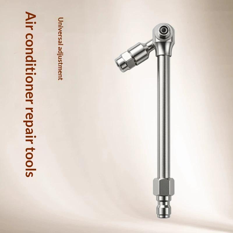 High Pressure Washer Extension Wand Universal Rotary Nozzle Multi-Angle Spray for Air Conditioner & Deck Washing Jobs