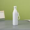 500ml Edelstahl Thermoskanne Einzigartiges Design Reisebecher Kleine Öffnung Auslaufsicher Wasserflasche für Auto-Getränkehalter Wandern Fitnessstudio Flasche