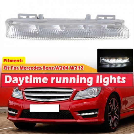 Right Front DRL Fog Light Fits Mercedes-Benz W204 W212 C250 C280 C350 E350 1x