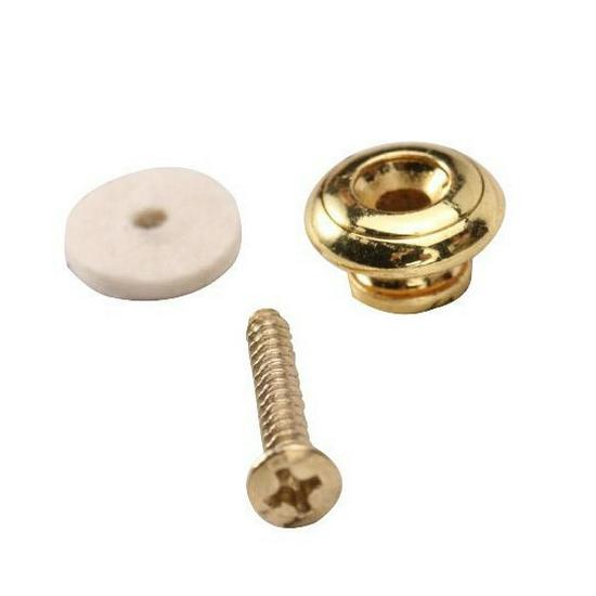 Rutschfester Gitarrengurtknopf und Stift für Akustik- und E-Gitarren