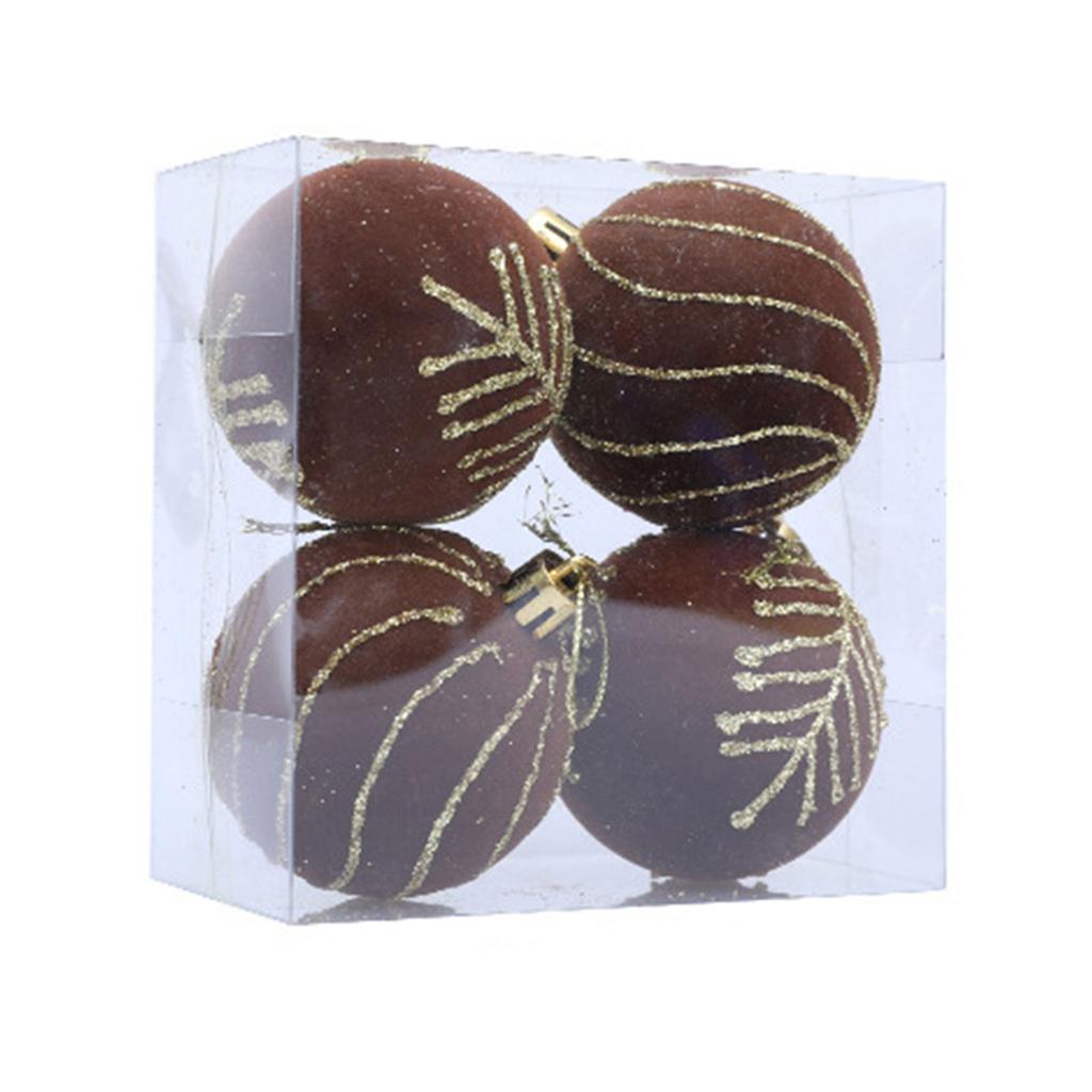 1 Krabice Vločkovaná koule Vánoční ozdoby Vícebarevné sváteční ozdoby Pro festivalovou výzdobu domácí párty