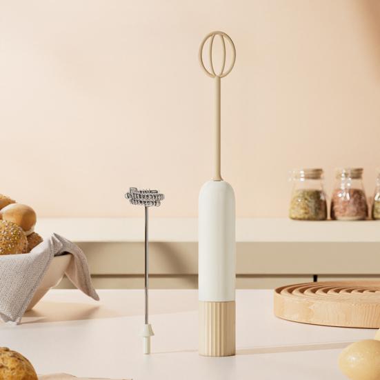 Eierschläger Handheld Elektrischer Schneebesen mit Doppelköpfen Schlagen Backen Aufschäumen Kaffee Milchschaum Mischen Lebensmittelgeeigneter Küchenmixer