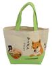Friends Hill Ramen Desu Tote Bag Medium, Light Green, HW-383-137