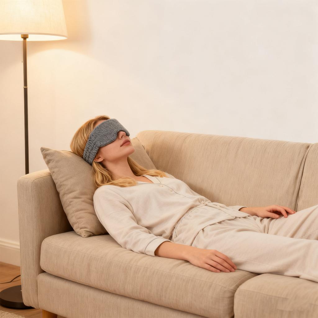 Sleeping Eye Mask, Widened  Breathable Eye Mask, Full-surround Cotton Eye Mask, Skin-friendly Eye Mask