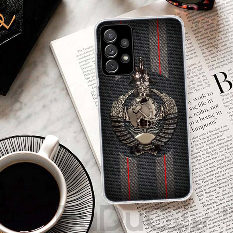 Russian Stalin Ussr Communism Phone Case For Samsung Galaxy A15 A14 A54 A13 A53 A12 A52S A55 A22 A23 A24 A32 A33 A34 A25 A35 A03