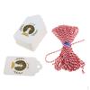 50 Vintage Kraft Paper Christmas Gift Tags Labels Hanging Cards