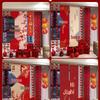 Hanging Double Happiness Cloth Banner for Wedding and Engagement Decor In Living Room or Hotel