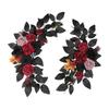 2x Halloween Wedding Arch Flowers Gothic Artificial Flower Floral Arrangement Spooky Decoration for