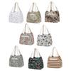 Waterproof Lunch Bag Stylish Floral Lunch Tote Portable Lunch Box Carrier for Women Commuting Picnic Camping
