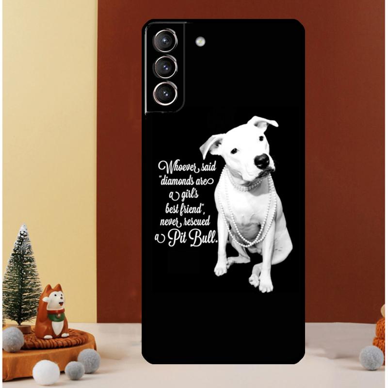 

Pit Bull Lovely Pet Dog Pitbull Case For Samsung Galaxy S24 S26 Ultra S21 S22 S20 S23 S25 Ultra S10 Plus S25 FE Cover Funda Galaxy S23