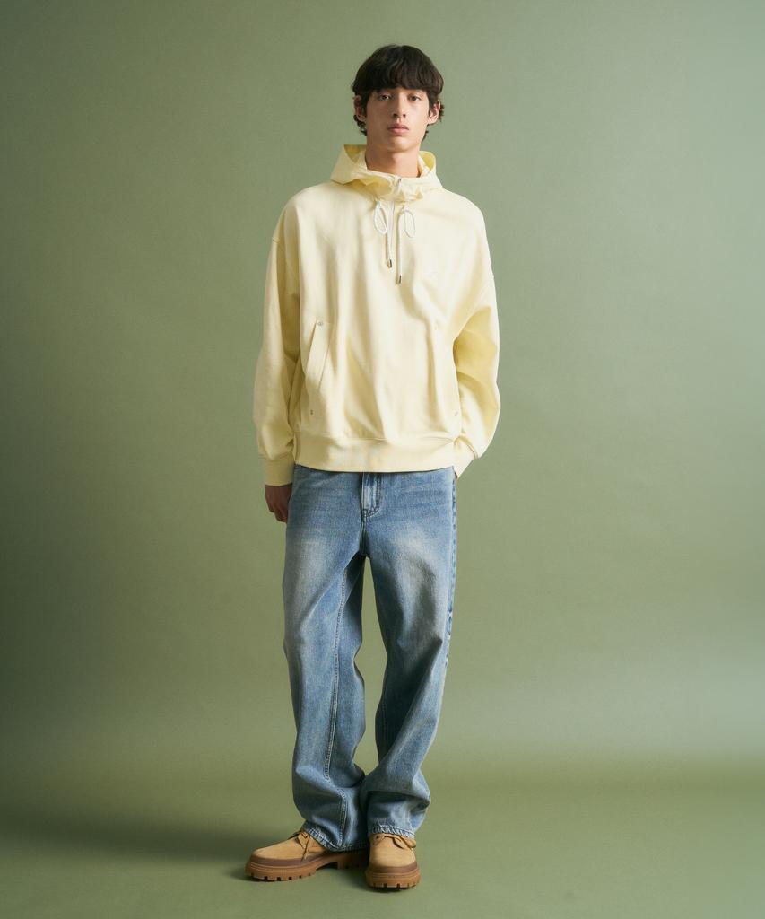 Balaclava Nylon Hoodie Butter Cream