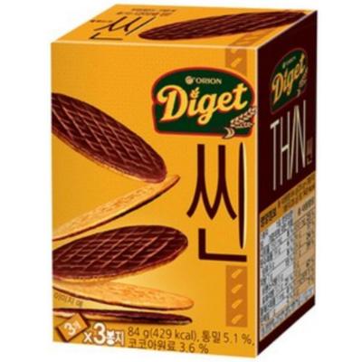 Orion Snacks coreanos Diget Thin 84g