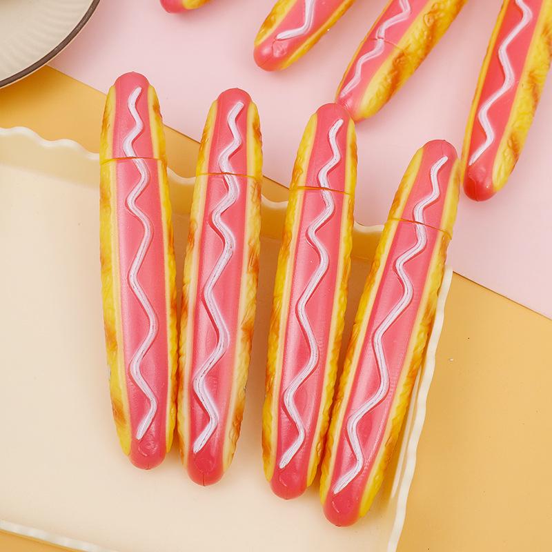 Creative Hot Dog Ballpoint Pen - Student Gift & Reward with Black Ink.