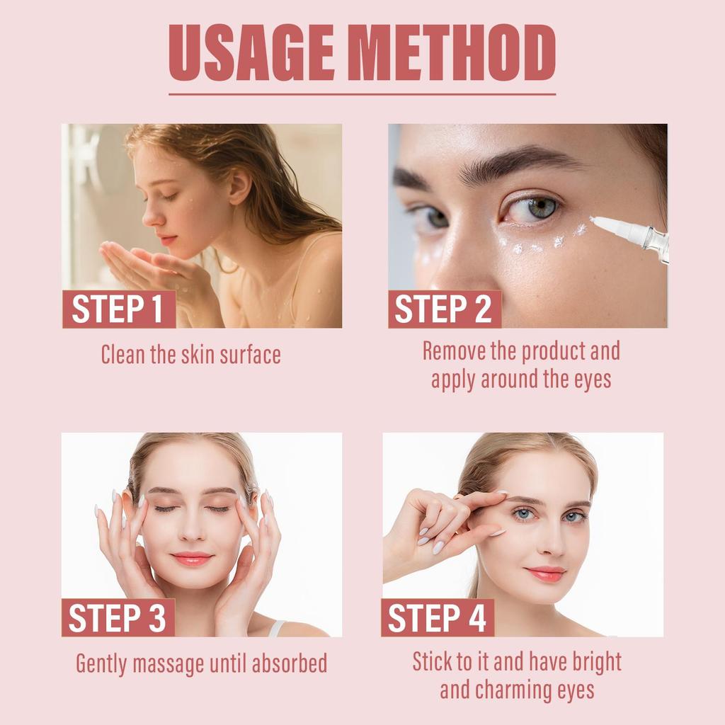 Caffeine Eye Cream Stick-Tighten Eye Area Skin-Full And Elastic-Long-lasting Moisture-Suitable For All Skin Types, 10g