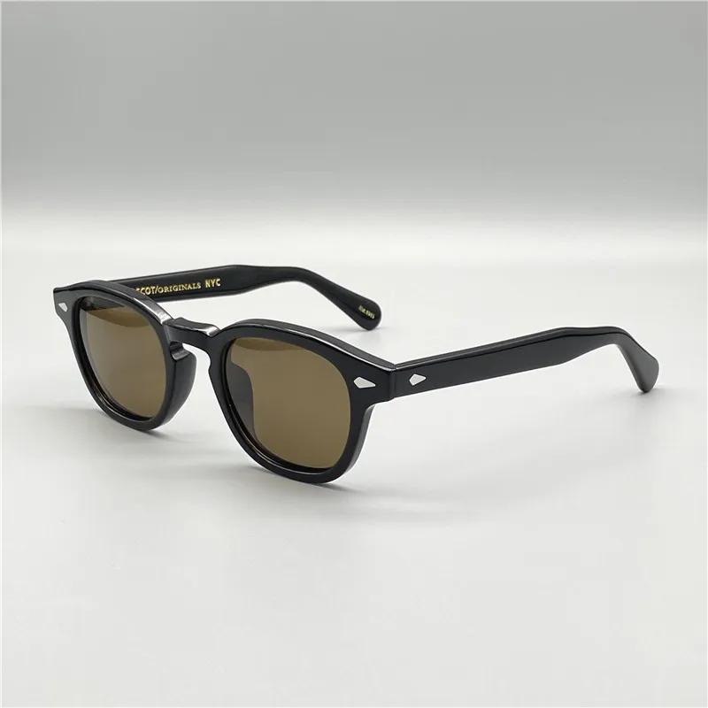 Johnny Depp Polarized Sunglasses Men Sun Glasses Woman Luxury Brand Vintage Acetate Frame Goggles