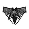 Sexy Lace Pure Lust Seduction Women's Briefs Mood Hollow Bow Mid-waist Comfortable Cotton Crotch Girl Panties