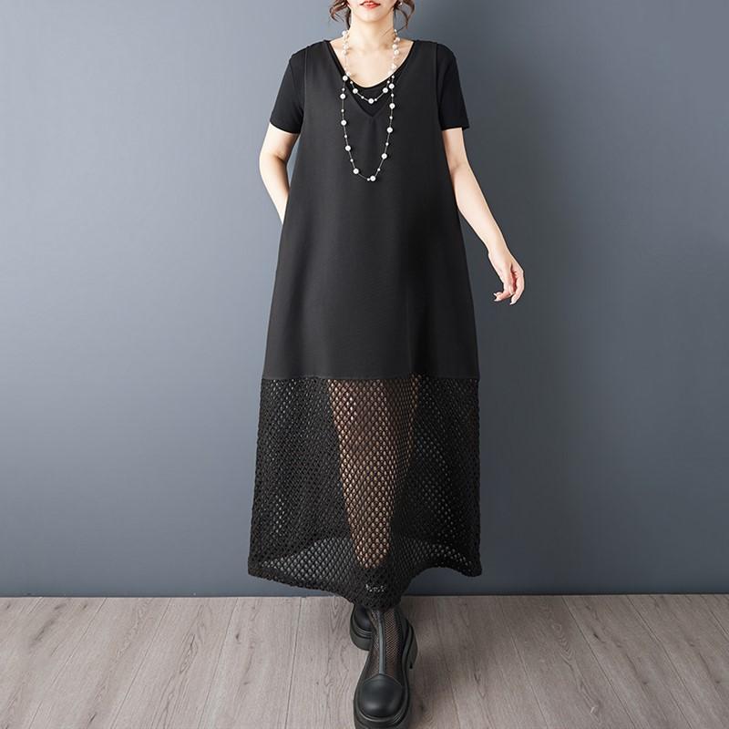 Sleeveless oversized Sexy black new in dresses for women casual loose long summer dress elegant clothing 2026