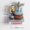 Spain Fridge Stickers Santo Domingo de la Calzada Travelling Souvenirs Plaza De Toros San Sebastian Fridge Magnets Wedding Gifts