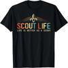 Scout Life en Life Is Better As A Scout Vintage cadeau T-shirt