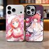 N-Nino N-Nakano Anime Handyhülle Für iPhone 17,16,15,14,13,12,11 Plus,Pro Max,Farbige Silberne Handyhülle