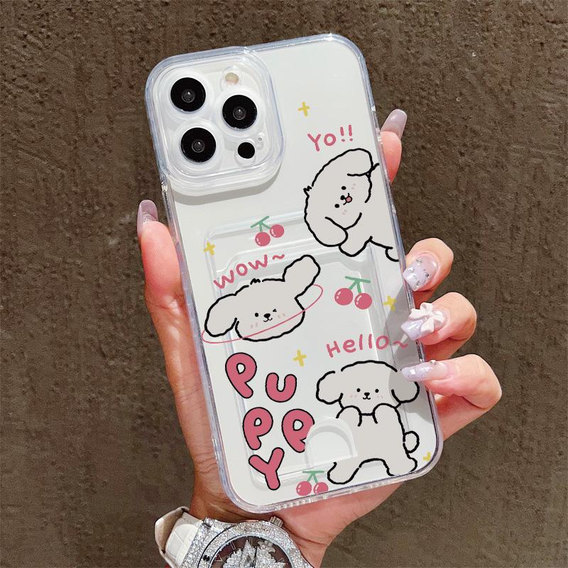 

Силиконовый чехол-карман для карт для Infinix Note 30 40 50 Pro iPhone 17 16 15 13 11 Xiaomi 11T 13T 14T Poco C55 Прозрачный бампер для телефона Tecno Spark 10 Pro (4G)