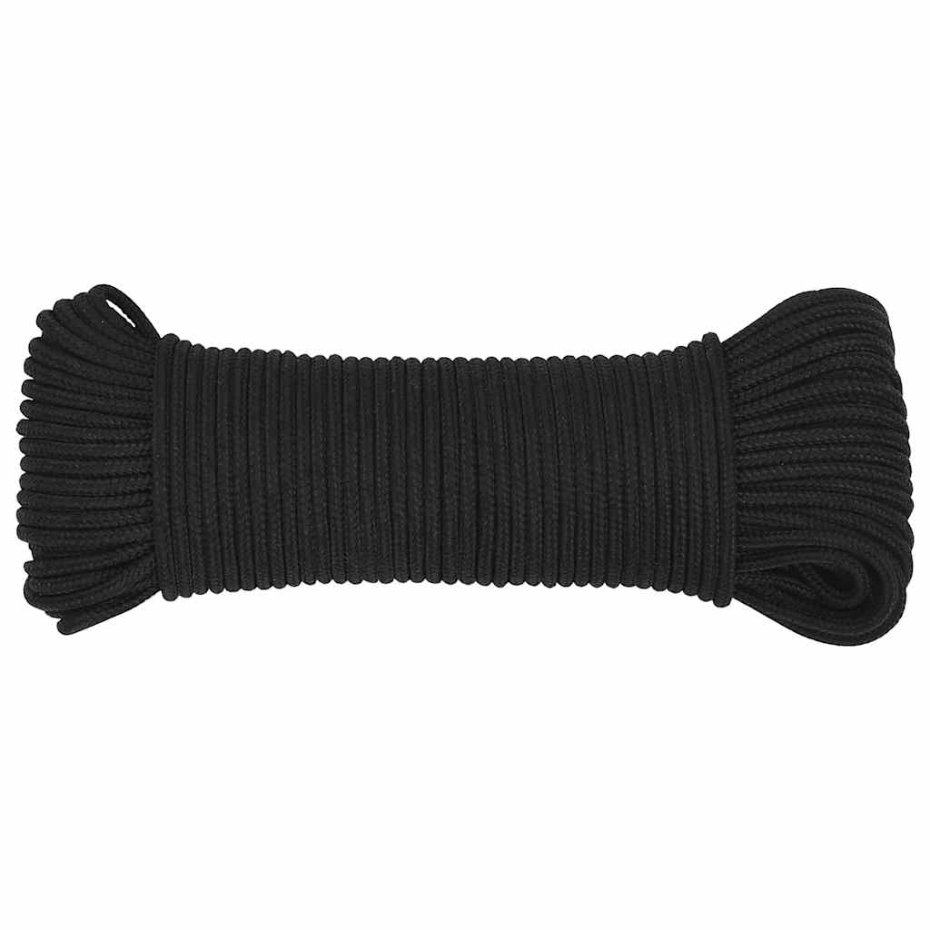 Boat Rope Black 3 mm 25 m Polypropylene