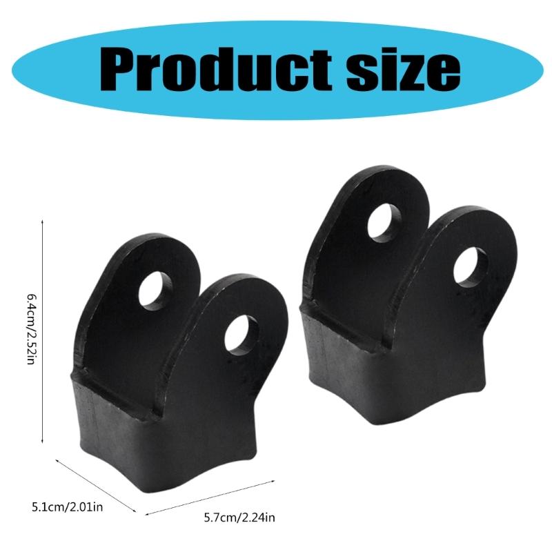 Upgrades Stoßdämpferhalterungssatz Eisen 51x57x64mm Schwerlast & Schweißbar Paar für R1180 Verbesserte Federung Vibrationsreduzierung