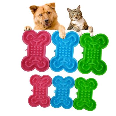 Pet Dog Bowl Healthy Soft Rubber Slow Food Feeder Anti-Slip Anti-Gulping Choke Travel Bowl for Cat Dog Food Feeding Slow Feeder