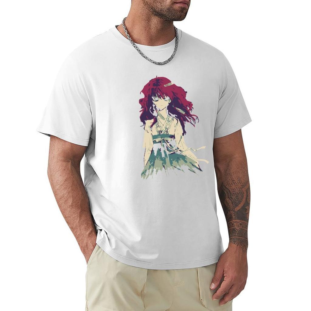 Princess Yona TShirt Cute Tops Short Sleeve Tee Graphics Anime Shirts Men