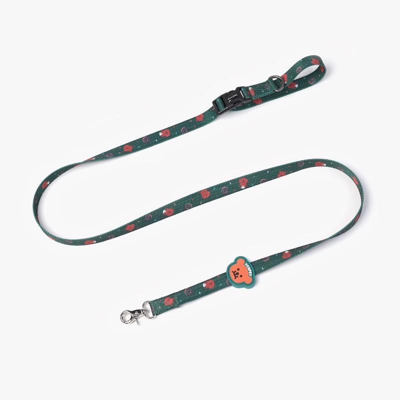 Adjustable Dog Collar Leash Set Small Medium Dogs Corgi French Bulldog Teddy