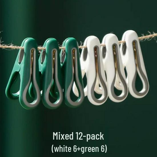 Japanese-Style Multifunctional Windproof Bed Sheet & Clothes Pegs – Non-Marking Fixing Clips