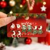 Cute Christmas Gingerbread Snowflake Earrings Set for Women 12 pcs Santa Claus Christmas Tree Bell Earrings New Year Jewelry