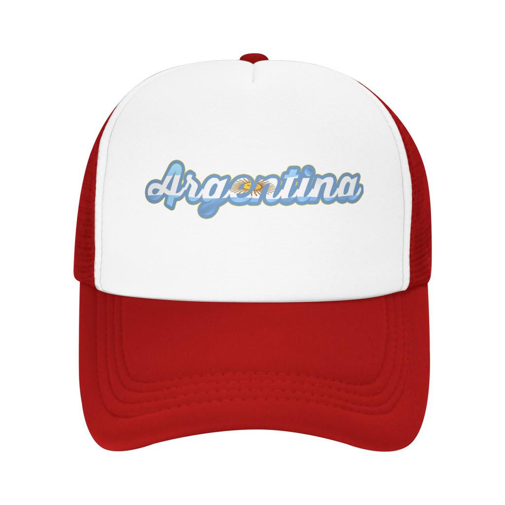 Argentina Flag Map Mesh Baseball Caps Adult Outdoor Sun Hat  Hats Adjustable Snapback Caps Trucker Cap Summer Trucker Hat
