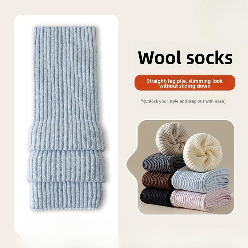 Women's Hosiery for Autumn and Winter, Paired with Small Leather Shoes, Leg Covers, Calf Socks, Knitted Leg Shaping Hosiery