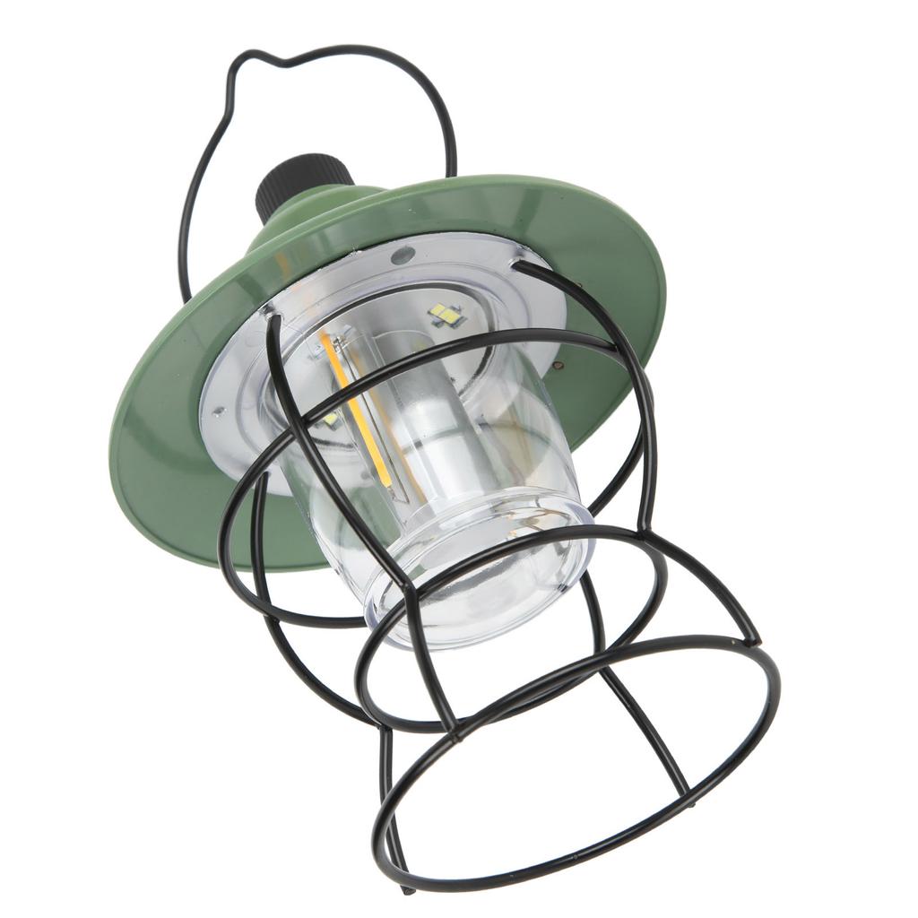 LED Camping Light Retro Style Rechargeable 3 Stepless Dimming Modes 20220LM Portable Camping