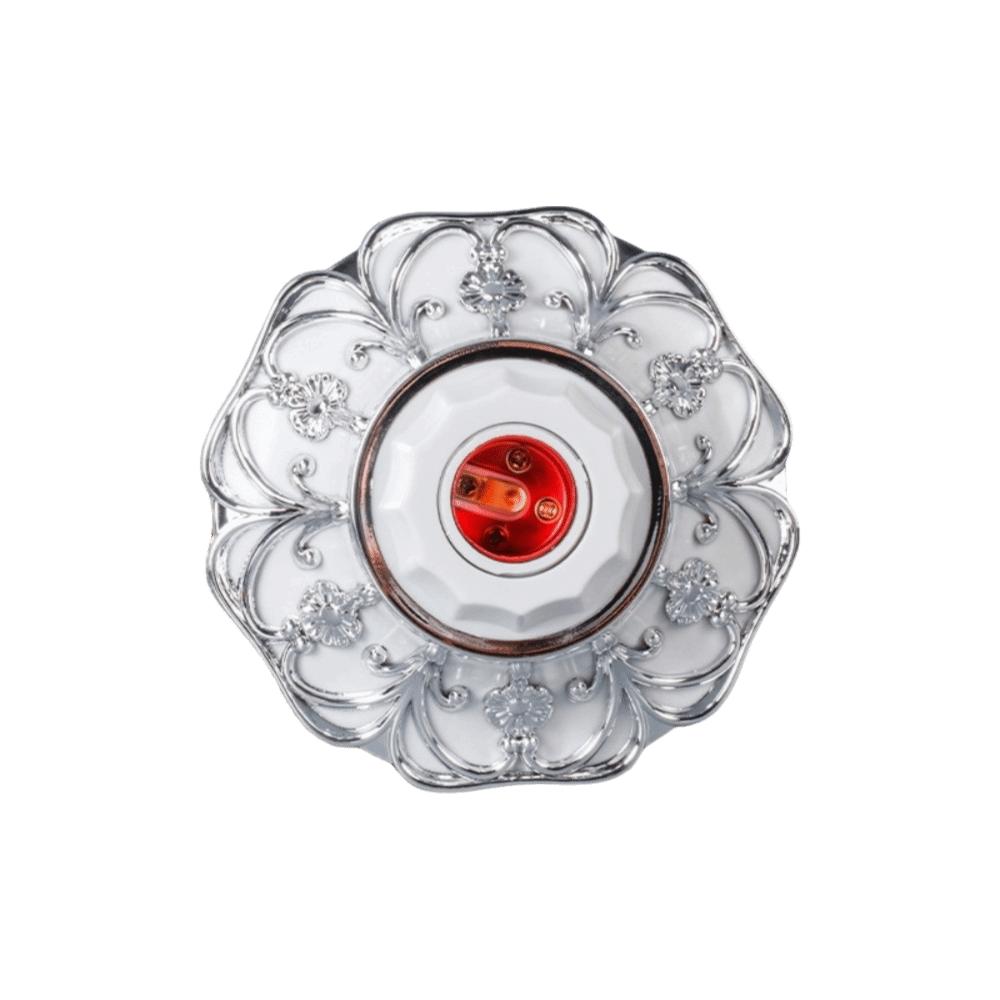 

Fixed Base E27 Lamp Socket Colored Holder Screw Cap Pendant Lamp Holder Circular Base Round Screw Light Socket Ceiling Light